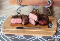 Reverse Seared Bacon Wrapped Filet Mignon on the Grill