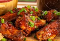 Zesty Yuzu Miso Glazed Pecan Smoked Wings