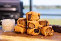Crispy Ninja Woodfire Smoked Pork Belly Pigs in a Blanket