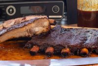 Maple Bacon Coffee Smoked Ribs on the Ninja Woodfire