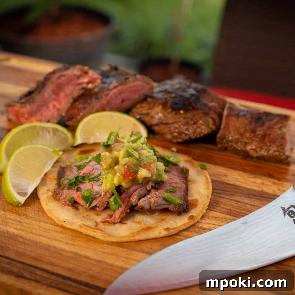 Tropical Woodfired Steak Tacos with Zesty Guacamole 1 featured 5875