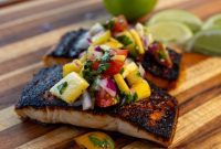 Ninja Woodfire’s Signature Blackened Salmon