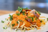 Wood-Fired Smoked Sausage with Velvety Vodka Cream