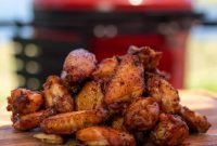 Kamado Joe’s Golden JoeTisserie Wings