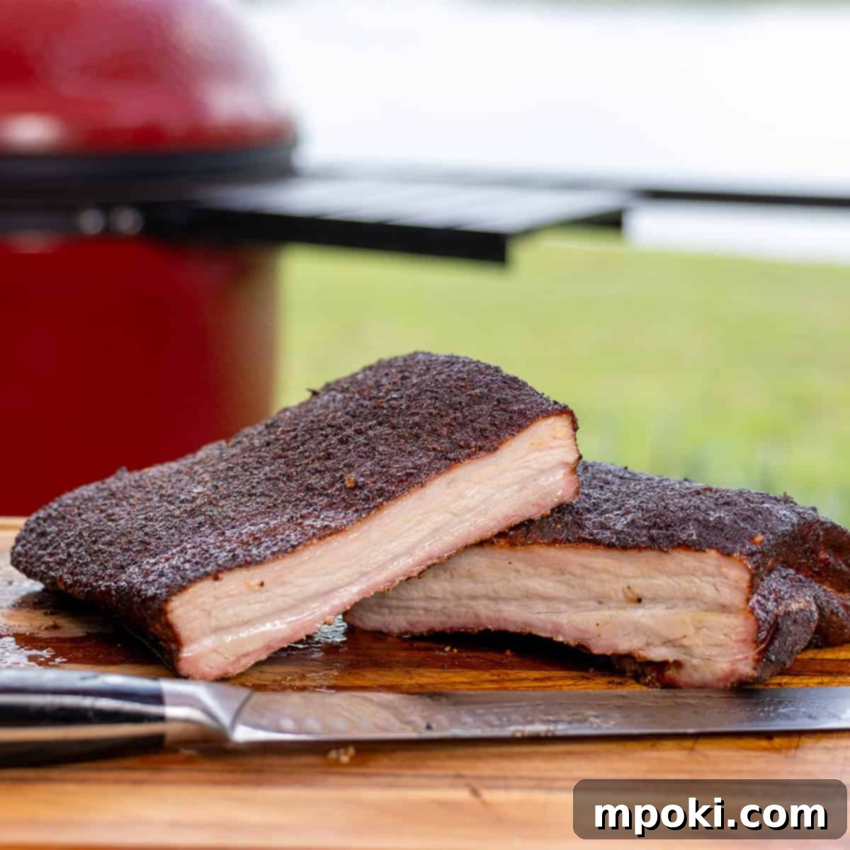 Kamado Joe's Melt-in-Your-Mouth Smoked Pork Belly 1 featured 6490