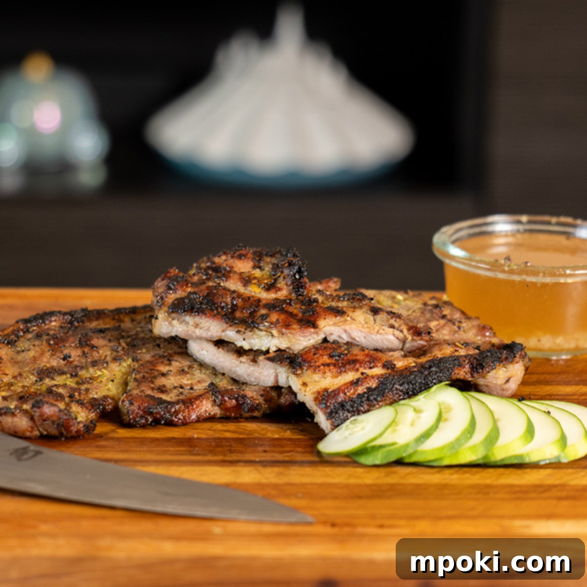 Vietnamese Pork Steaks, Kamado Joe Style 1 featured 6661