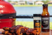 Pecan Wood Smoked BBQ Chicken Thighs