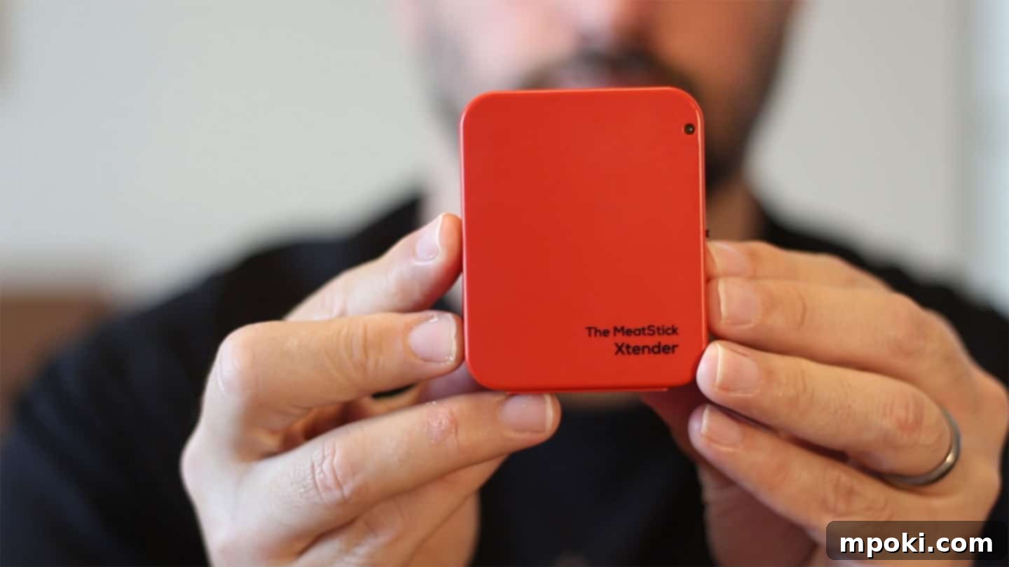 Your Definitive MeatStick Review 7 showing the front of the range Xtender