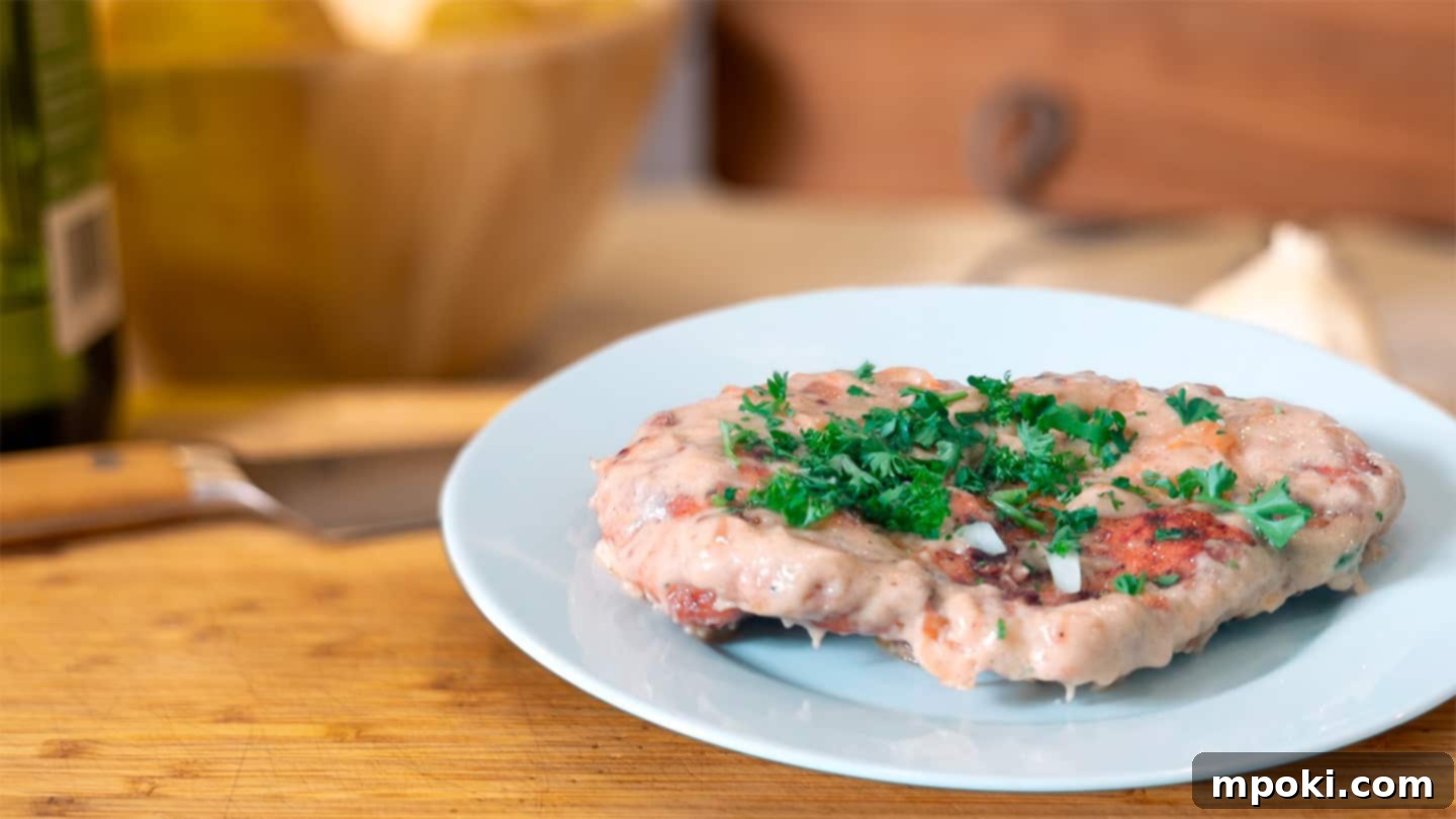 Down-Home Smothered Pork Chops 2 Delicious Southern Smothered Pork Chops served with creamy gravy