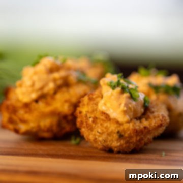 Fire-Kissed, Air-Crisped Deviled Eggs 3 Woodfire Smoked and Air Fried Deviled Eggs.