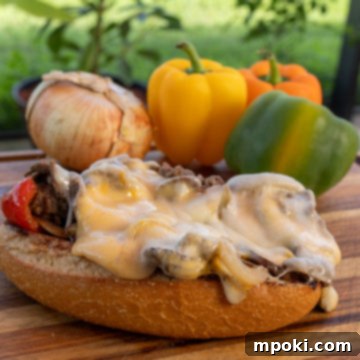 Ninja Woodfire Philly Cheesesteak Masterpiece 3 Ninja Woodfire Cheesesteak