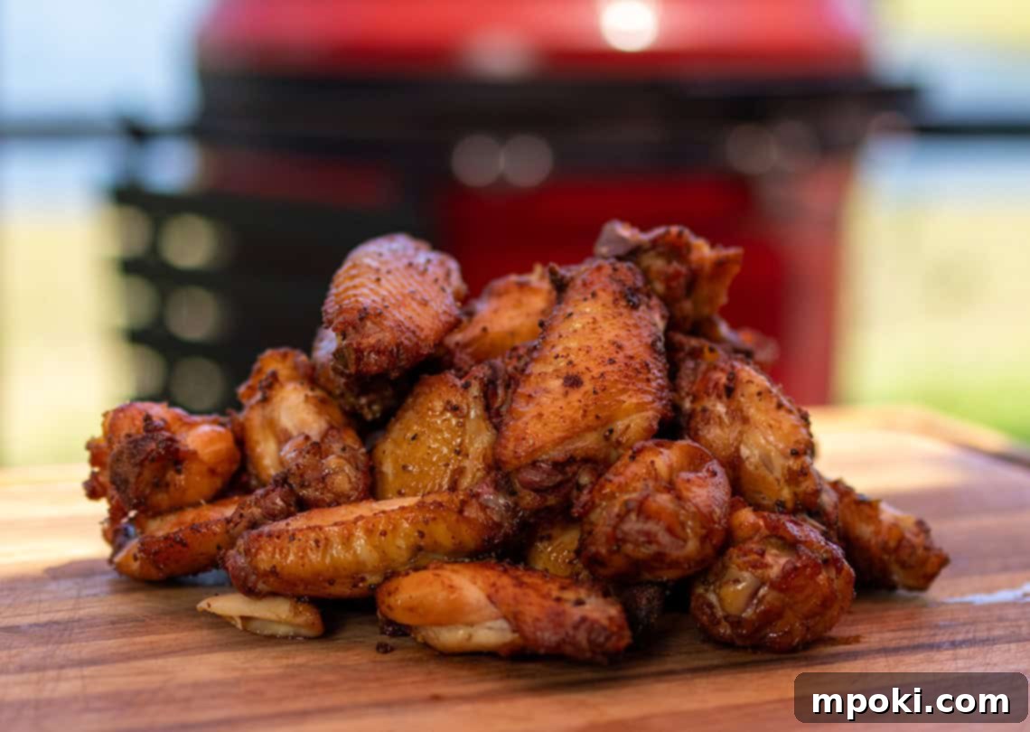 Kamado Joe's Golden JoeTisserie Wings 2 Kamado Joe Jotiserie Wings - perfect for BBQ and rotisserie cooking