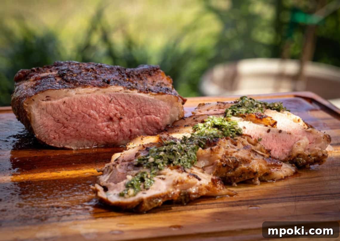 Slow-Smoked Woodfire Tri-Tip 2 Woodfire Smoked Tri-Tip - A Culinary Masterpiece