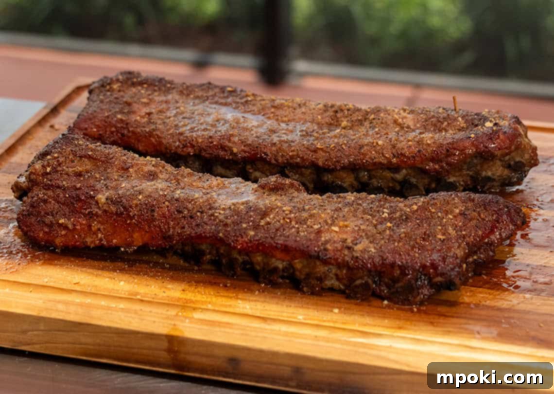 Slow-Smoked Wood-Fired Baby Back Ribs 2 Woodfire baby back ribs