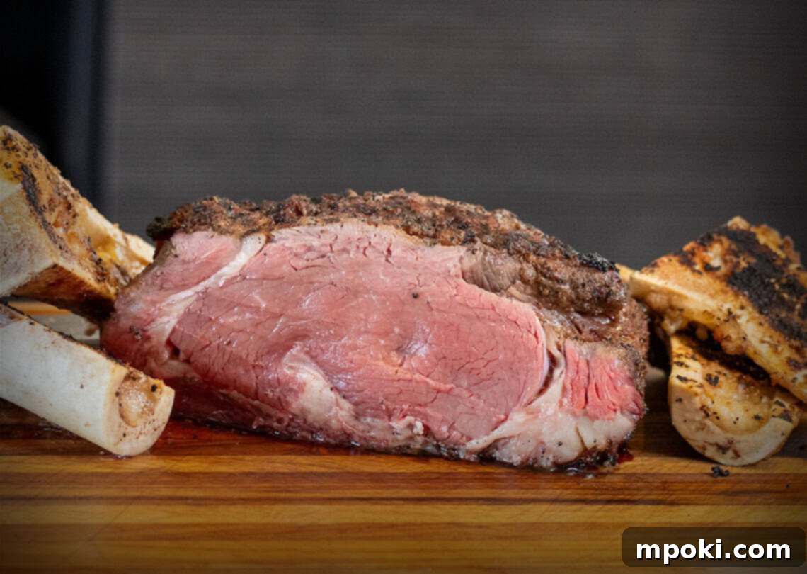 Perfect Kamado Joe Prime Rib 2 Kamado Joe Prime Rib smoked to perfection with a beautiful crust