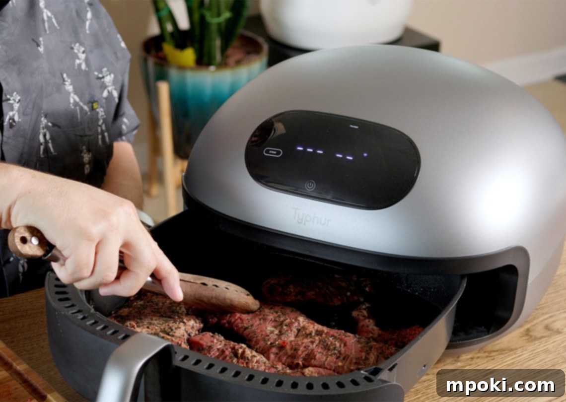 Typhur Dome 2: Next-Gen Air Frying 4 Typhur Dome 2 Smart Air Fryer Steak Test